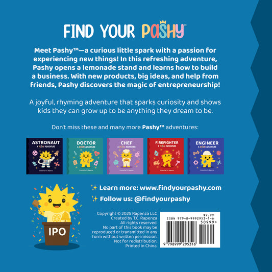 Entrepreneur: A Pashy Adventure